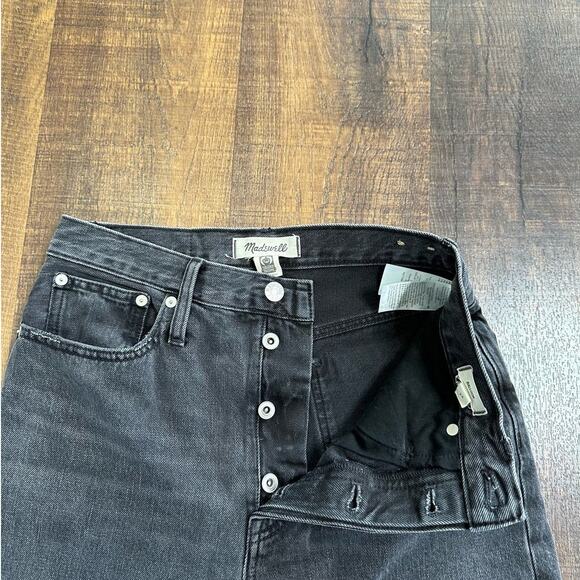 Madewell The Balloon Jean in Washed Black Size 26 - Picture 4 of 10
